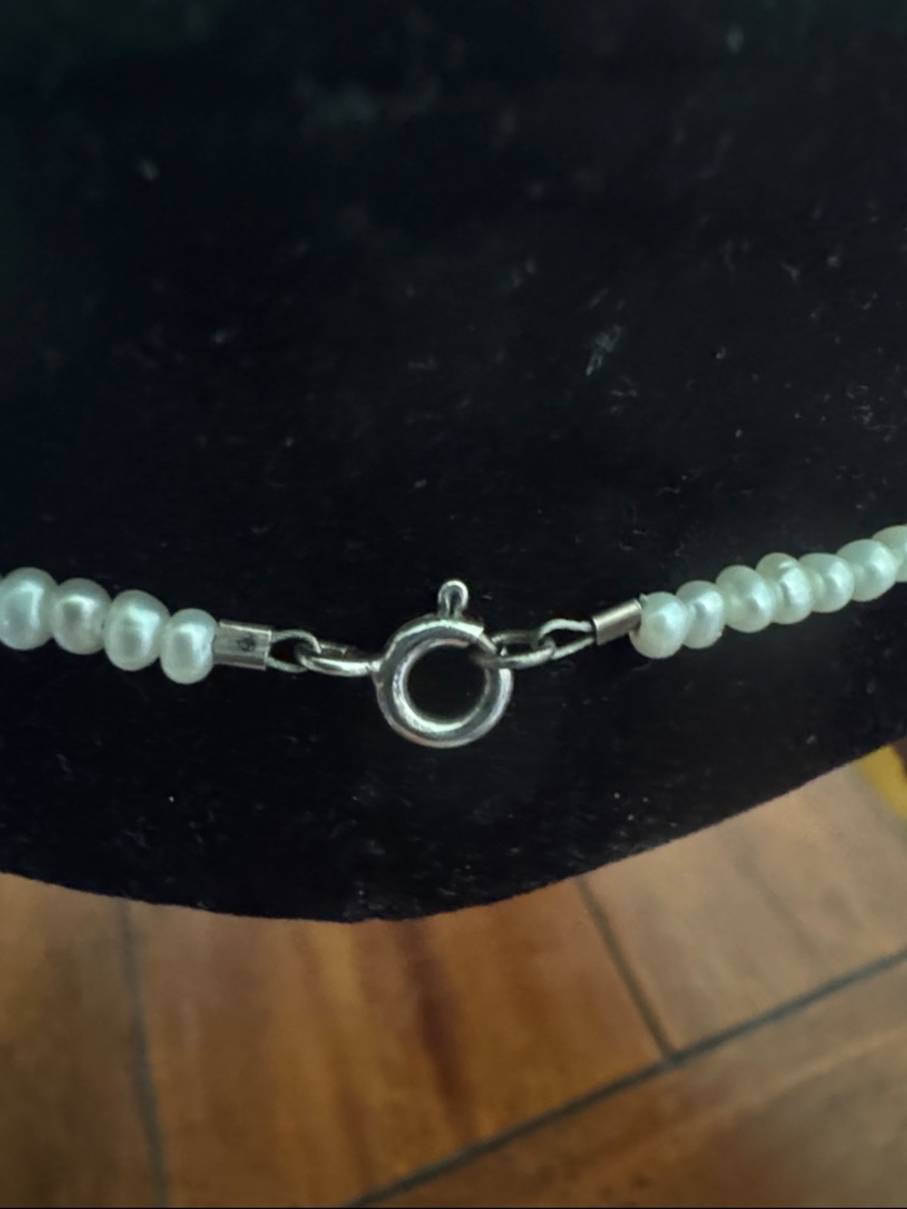 Freshwater Pearls With Strawberry Quartz Pendant Necklace - Picture 4 of 4